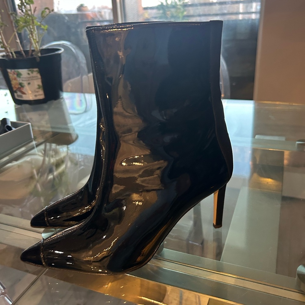85mm Mirea Giuseppe Zanotti Black Heeled Boots - Picture 3 of 13